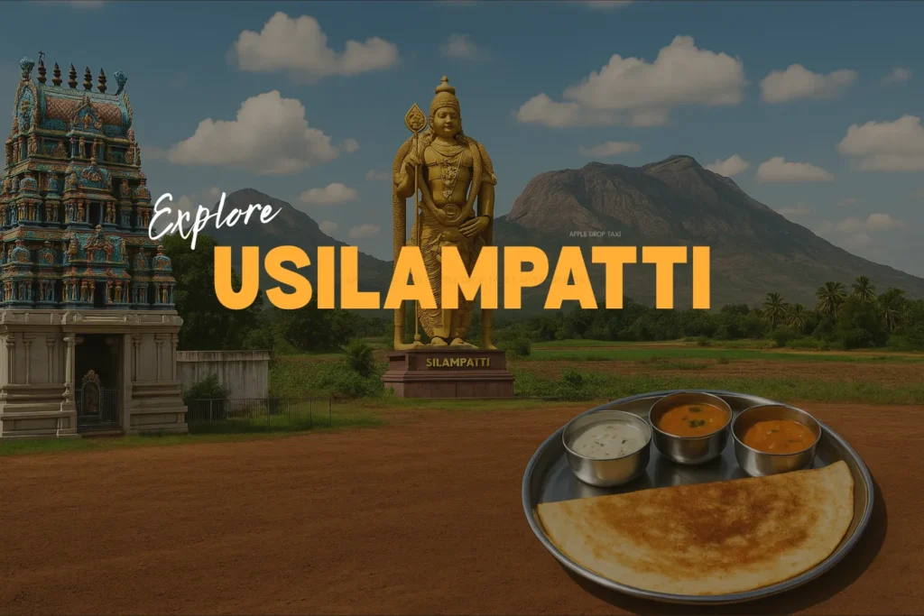 drop taxi service in usilampatti