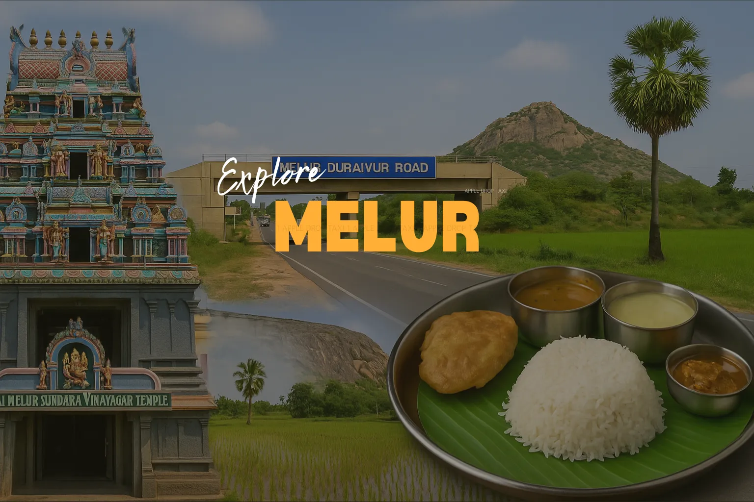 Drop Taxi Service in Melur