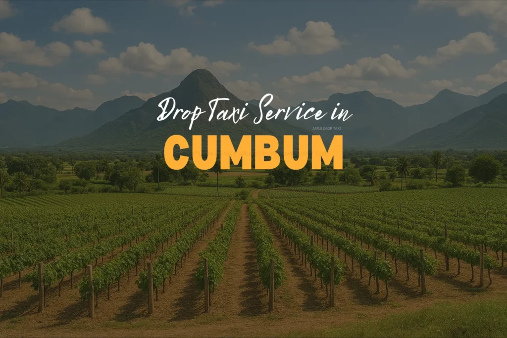 drop taxi service in Cumbum